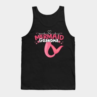 Mermaid Grandma - Girl Birthday Party Gift design Tank Top